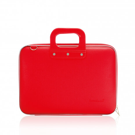 laptoptas Classic 38 x 29 cm kunstleer rood