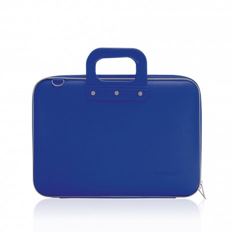 laptoptas Classic 46,5 x 35 cm kunstleer blauw