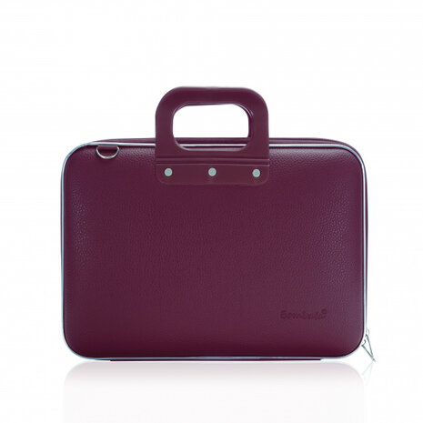laptoptas Classic 46,5 x 35 cm kunstleer bordeaux