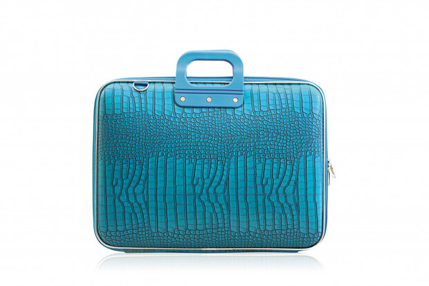 laptoptas Cocco 46,5 x 35 cm kunstleer blauw