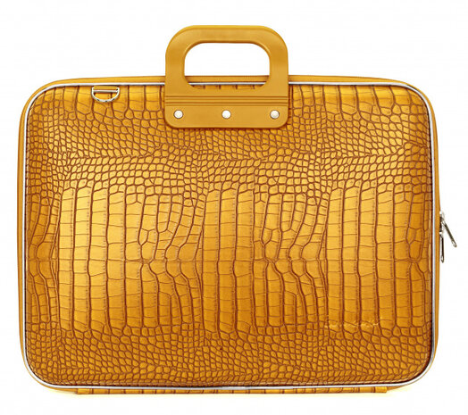 laptoptas Cocco 46,5 x 35 cm kunstleer geel
