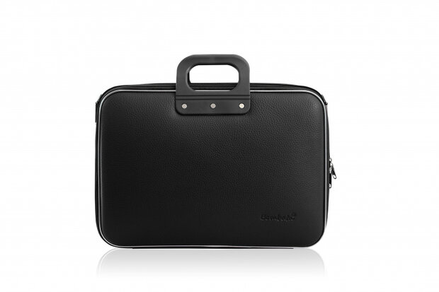 laptoptas Business 38 x 29 cm kunstleer zwart