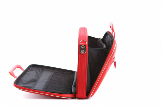 laptoptas Business 38 x 29 cm kunstleer zwart