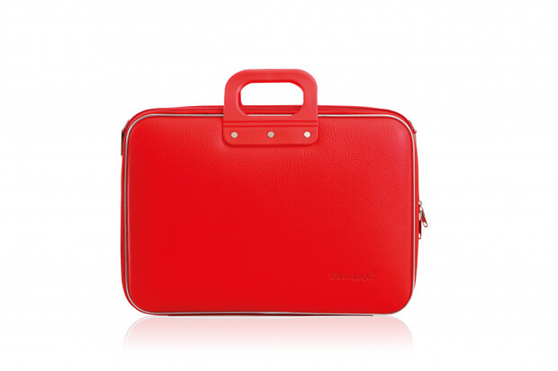 laptoptas Business 38 x 29 cm kunstleer rood