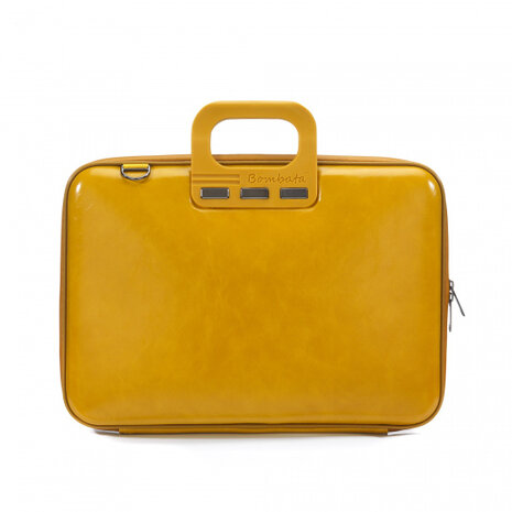 laptoptas Evolution 38 x 29 cm kunstleer geel