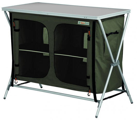 campingkast Bonaire 102 x 82 x 50 cm aluminium blauw