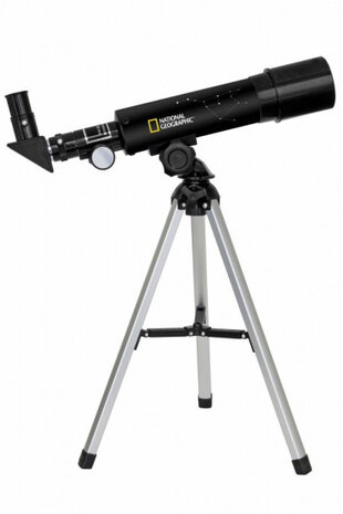 telescoop- en microscoopset aluminium zwart 8-delig