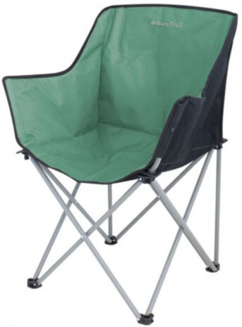 campingstoel Kampala 86 x 45 x 45 cm staal groen