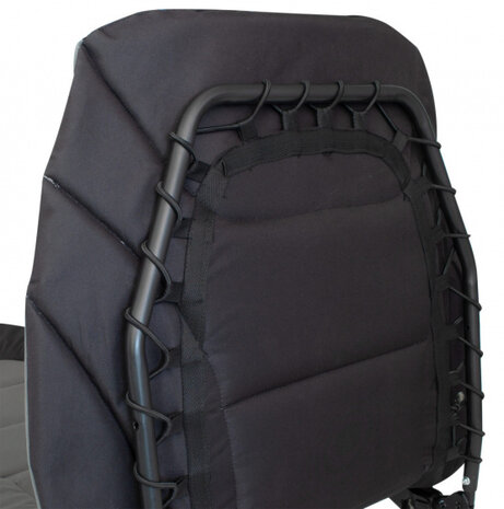 ligbed Royal 200 x 75 cm polyester antraciet/zwart