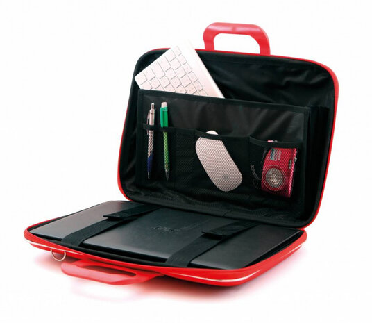 laptoptas 38 x 29 cm nylon zwart