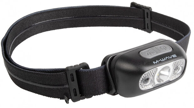hoofdlamp Helios Runner 140 lumen oplaadbaar led zwart