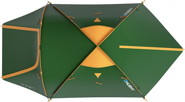 koepeltent Bizon Classic 3-persoons 410 cm donkergroen