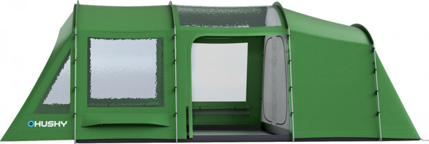 familietent Caravan 17 5-persoons 630 x 330 cm groen