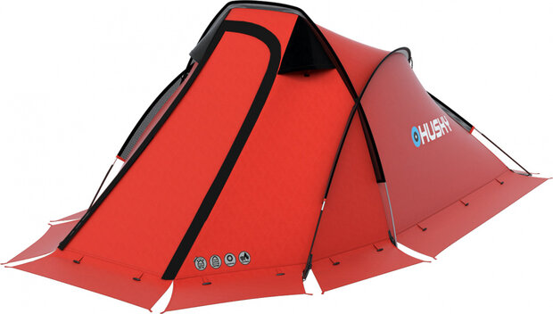 koepeltent Flame Dural 1-persoons 285 x 120 x 100 cm rood
