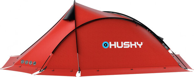 koepeltent Flame Dural 1-persoons 285 x 120 x 100 cm rood
