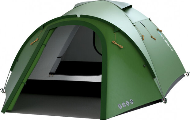 koepeltent Baron Dural 3-persoons 400 x 220 x 125 cm groen