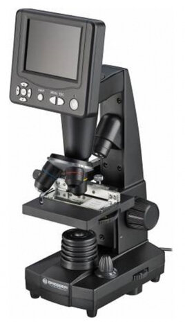 microscoop LCD 50-500x aluminium 9 cm zwart