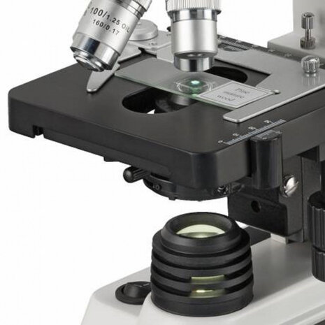 microscoop Onderzoeker 40-1000x wit/zwart