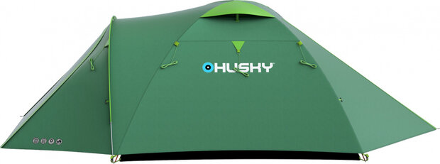 koepeltent Bizon Plus 3-persoons 410 x 220 x 130 cm groen