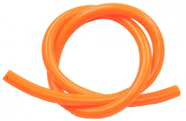 gasslang 100 cm rubber oranje