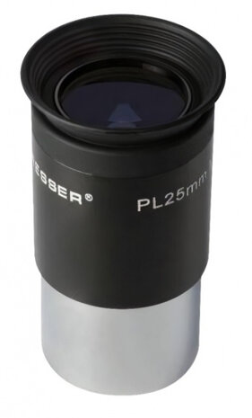 oculair Pl&ouml;ssl 25 mm staal/rubber zwart