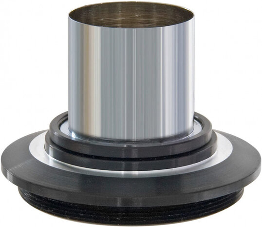 microscoop-adapter max 23 mm staal zilver/zwart