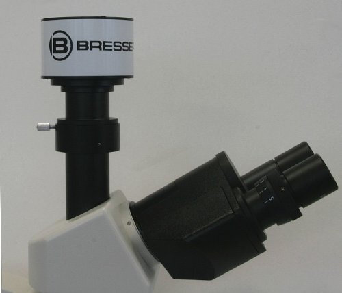 adapter MicroCam C-mount 4,5 x 4,5 cm staal zwart