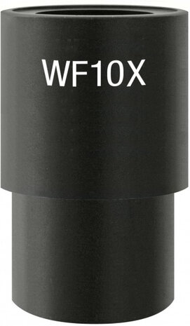 oculair Plan WF 10x staal 30 mm zwart