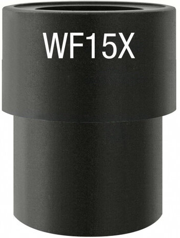 oculair Plan WF 15x staal 30 mm zwart