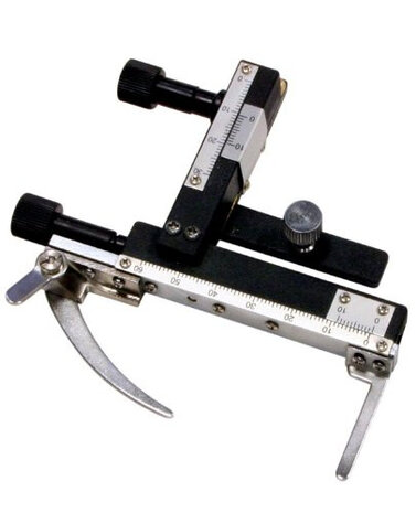 kruistafel Biolux staal zilver/zwart