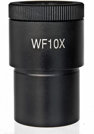 oculair micrometer WF 10x staal 30 mm zwart