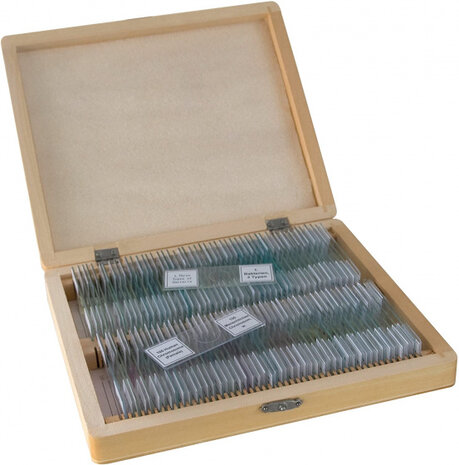 preparatenset 7,6 x 2,6 cm glas transparant 101-delig