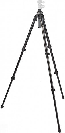 statief en draagtas TP-100 DX aluminium zwart 2-delig