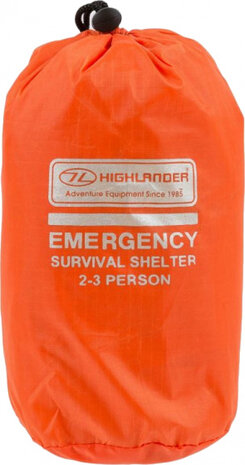 schuiltent Emergency Survival 2-3 persoons oranje