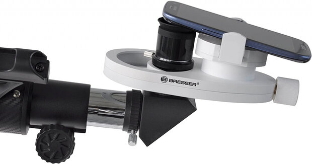 smartphone-adapter voor oculairen 17,7 x 9,0 cm wit