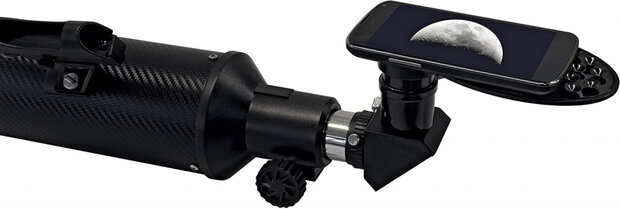 smartphone-adapter voor telescopen 1,25 inch zwart