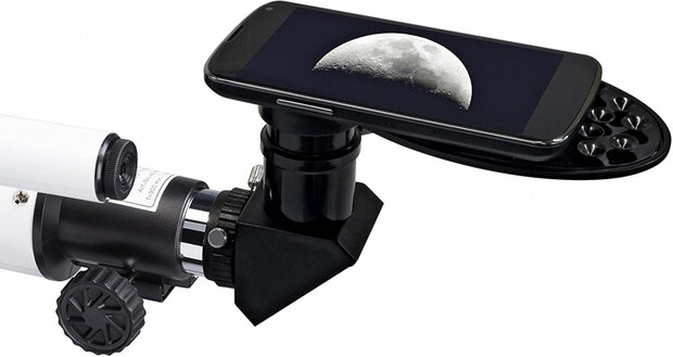 smartphone-adapter voor telescopen 1,25 inch zwart