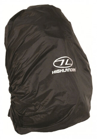 regenhoes 60-70 liter polyester zwart