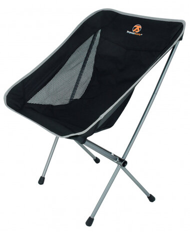 campingstoel Calais 49 x 25 x 64 cm aluminium zwart
