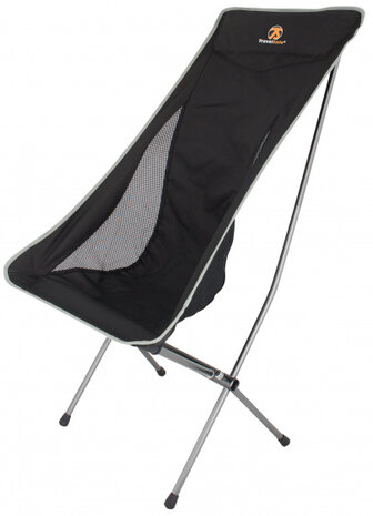 campingstoel York 53 x 36 x 100 cm aluminium zwart