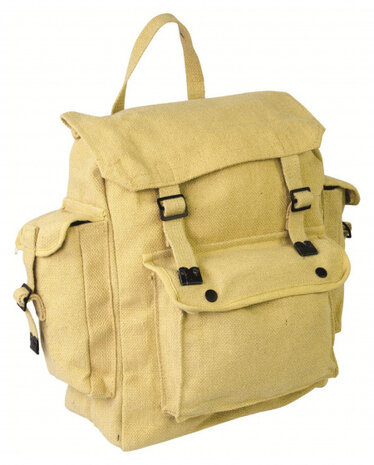 rugzak Retro 16,5 liter katoen beige
