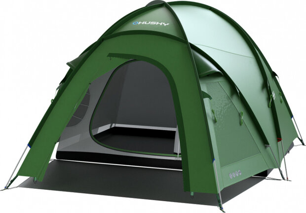familietent Bigless 5-persoons 400 x 300 x 210 cm groen