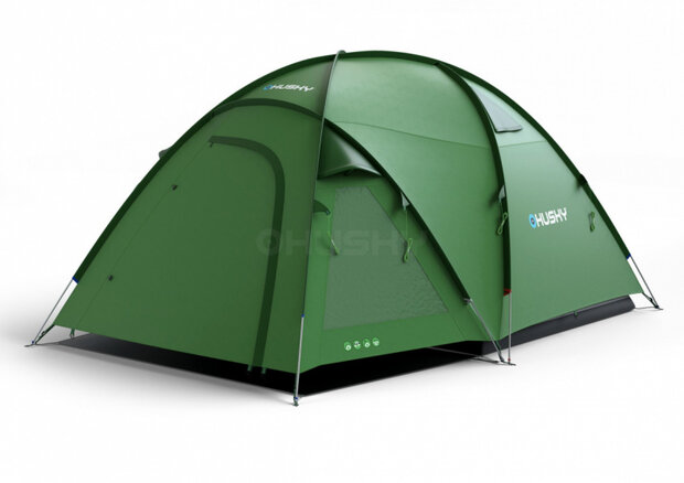 familietent Bigless 5-persoons 400 x 300 x 210 cm groen