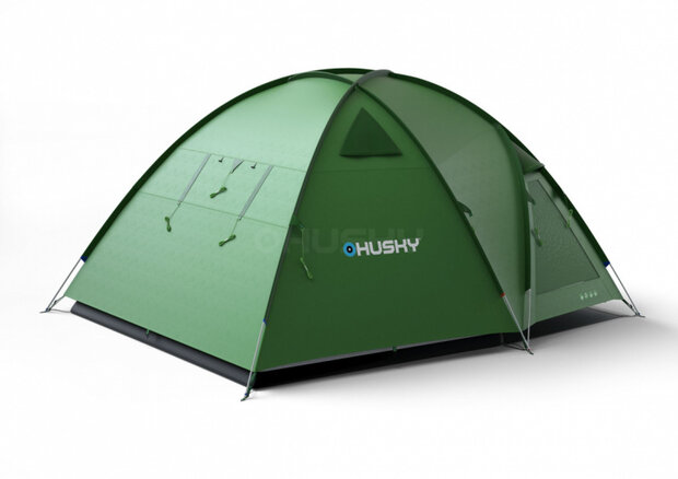 familietent Bigless 5-persoons 400 x 300 x 210 cm groen