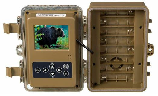 wildcamera 8MP 55&deg; PIR Sensor 10,6 x 14 cm bruin