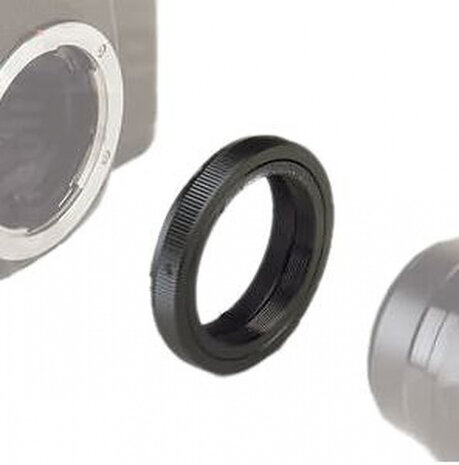T-2 ring Canon EOS 42 mm zwart