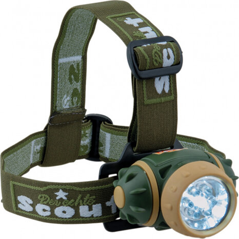 hoofdlamp led Scout junior 8 x 6,5 cm groen