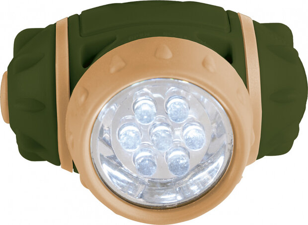 hoofdlamp led Scout junior 8 x 6,5 cm groen