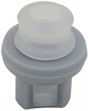 flessendop Hero 37 x 44 mm siliconen grijs