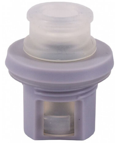 flessendop Hero 37 x 44 mm siliconen grijs